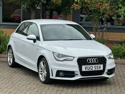 Used Audi A1 Sportback S-Line 2012 White Hatchback