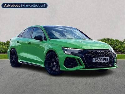 Used Audi RS3 Advanced 400 HP (294 kW) 2022 Green Sedan