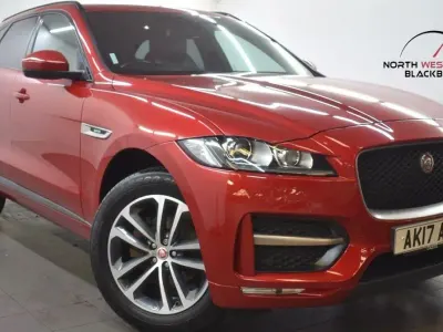 Used Jaguar F-Pace R-Sport 163 HP (119 kW) 2017 Red SUV