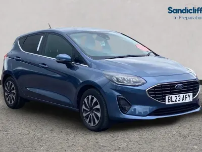 Used Ford Fiesta Titanium 125 HP (91 kW) 2023 Blue Hatchback