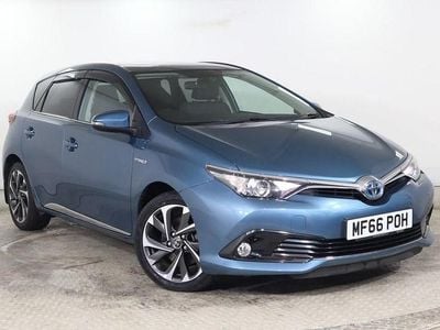 Used Toyota Auris Hybrid Design 136 HP (100 kW) 2016 Blue Hatchback