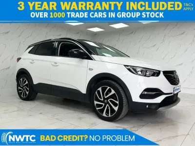 Used Vauxhall Grandland X Elite 130 HP (95 kW) 2018 White SUV