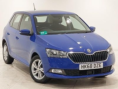 Used Skoda Fabia SE 75 HP (55 kW) 2019 Blue Hatchback