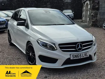 Used Mercedes B180 AMG Line Premium 109 HP (80 kW) 2015 White Hatchback