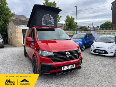 Used VW T6.1 Startline 150 HP (110 kW) 2020 Red Van
