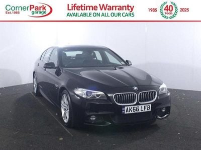 Black Used 2016 BMW 520 M Sport Sedan | £12,999 (Fair price)
