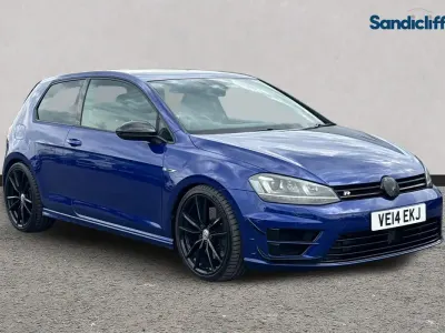 Used VW Golf VII R 300 HP (220 kW) 2017 Blue Hatchback