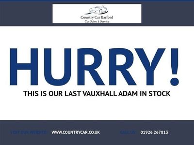 used Vauxhall Adam 1.2 GLAM 3d 69 BHP