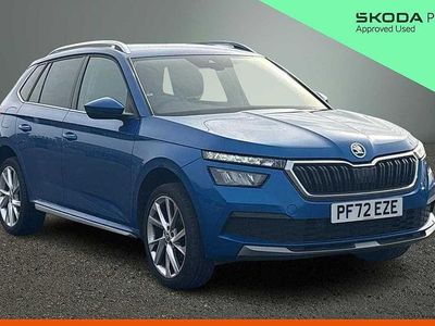 Used Skoda 110 R SE L Executive 81 HP (59 kW) 2022 Race blue metallic Estate