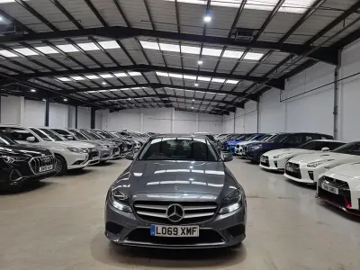 Begagnad Mercedes C180 SE 2019 Grå Sedan