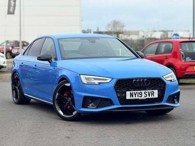 Used Audi A4 Black Edition 245 HP (180 kW) 2019 Blue Sedan