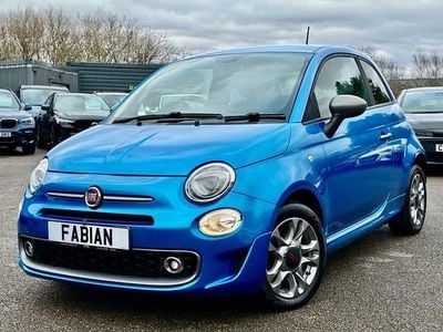 Used Fiat 500 S 69 HP (50 kW) 2018 Blue Hatchback