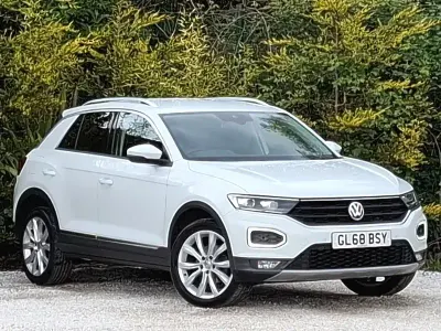 Used VW T-Roc SEL 115 HP (84 kW) 2018 White SUV