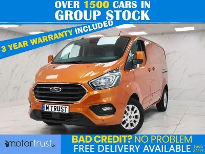 Used Ford Transit Custom Limited 130 HP (95 kW) 2018 Orange Van