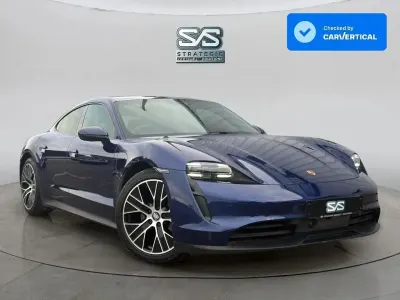 Used Porsche Taycan Performance Package 350 kW (476 HP) 2023 Blue Sedan