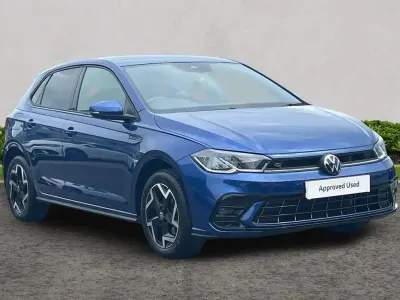 Used VW Polo R-line 115 HP (84 kW) 2025 Blue Hatchback