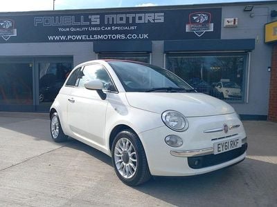 Used Fiat 500C Lounge 69 HP (50 kW) 2011 White Cabriolet