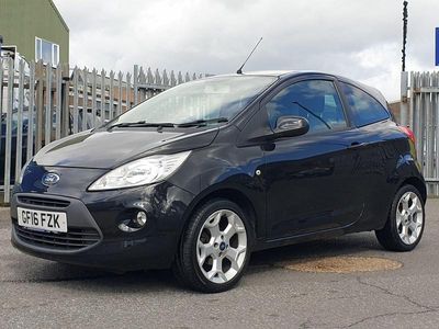 Used Ford Ka Zetec 69 HP (50 kW) 2016 Black Hatchback