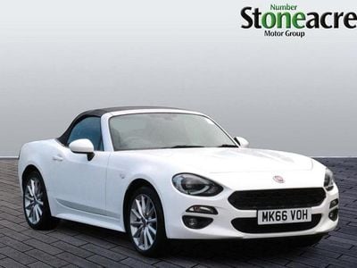 Used Fiat 124 Spider Lusso Plus 140 HP (102 kW) 2016 White Cabriolet