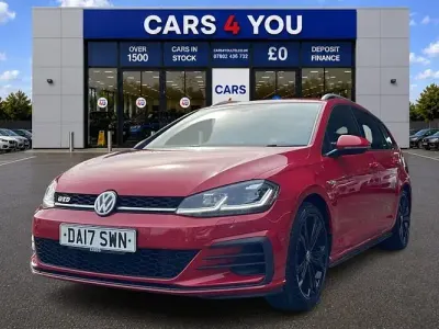 Used VW Golf VII GTD 184 HP (135 kW) 2017 Red Estate