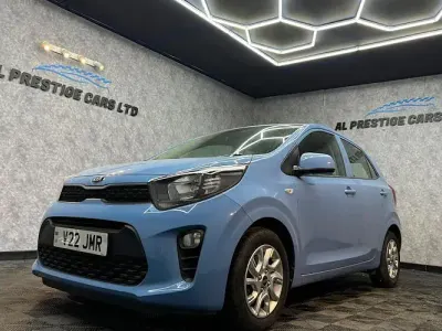 Used Kia Picanto 67 HP (49 kW) 2018 Blue Hatchback