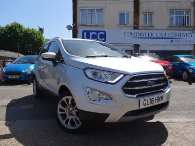Used Ford Ecosport Titanium 125 HP (91 kW) 2018 Silver SUV