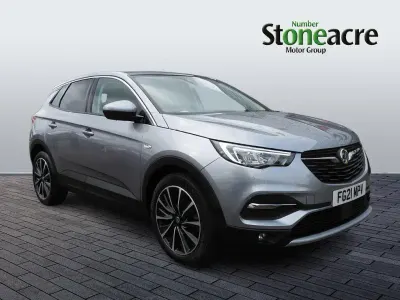 Used Vauxhall Grandland X Elite 130 HP (95 kW) 2021 Grey SUV