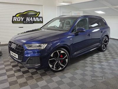 Blue Used 2021 Audi Q7 S-Line SUV | £37,250 (Fair price)