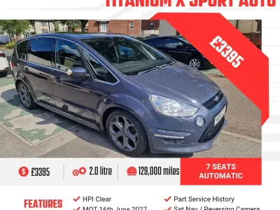 Used Ford S-MAX Titanium X 163 HP (119 kW) 2011 Grey MPV