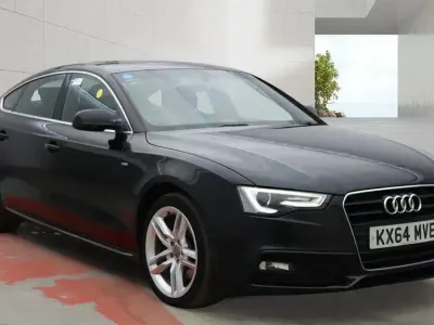 Begagnad Audi A5 S-Line 2014 Svart Sportkupé