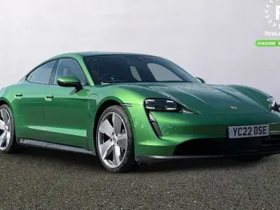 Used Porsche Taycan 300 kW (408 HP) 2022 Green Sedan