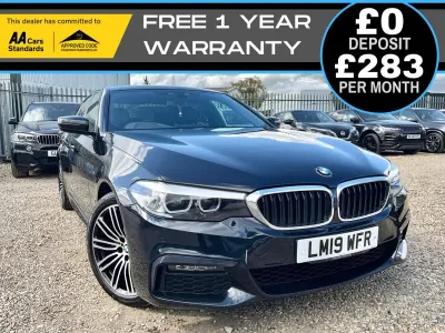 Used BMW 520 M Sport 2019 Black Sedan