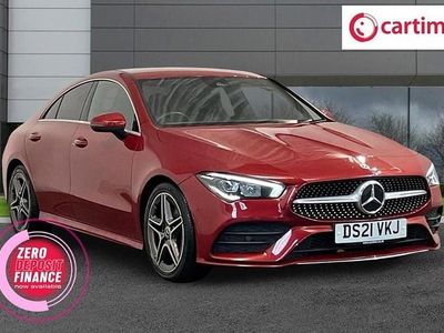 Used Mercedes CLA180 AMG line 136 HP (100 kW) 2021 Red Sedan