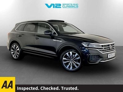 Black Used 2020 VW Touareg R-line SUV | £20,295 (A bit pricey)