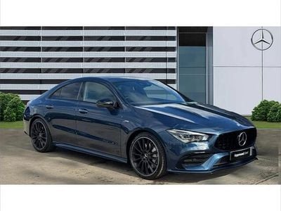 Used Mercedes CLA35 AMG Premium Plus 306 HP (225 kW) 2020 Blue Coupe