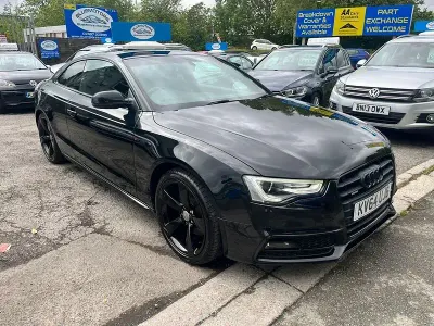 Used Audi A5 Black Edition 177 HP (130 kW) 2014 Black Coupe