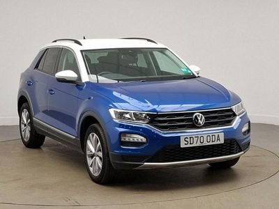 Begagnad VW T-Roc Design 115 HK (84 kW) 2020 Blå SUV
