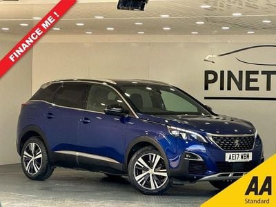 Used Peugeot 3008 GT-line 130 HP (95 kW) 2017 Blue SUV