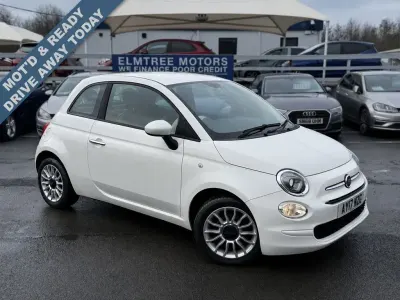 Used Fiat 500 Pop Star 69 HP (50 kW) 2017 White Hatchback