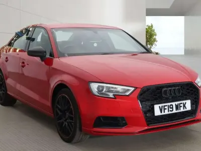 Used Audi A3 Sport 150 HP (110 kW) 2019 Red Sedan
