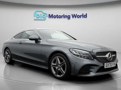 Used Mercedes C200 AMG line 198 HP (145 kW) 2021 Grey Coupe