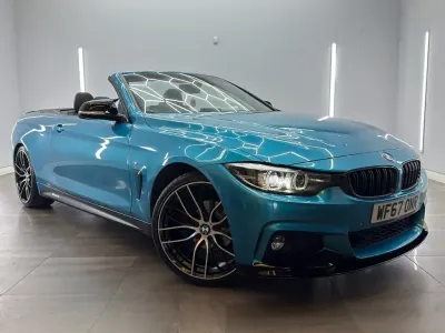 Used BMW 420 M Sport 184 HP (135 kW) 2017 Blue Cabriolet