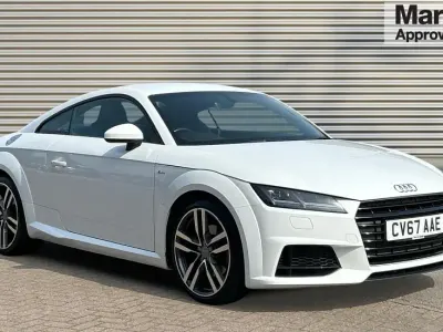 Used Audi TT S-Line 180 HP (132 kW) 2017 White Coupe