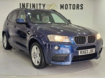 Begagnad BMW X3 M Sport 184 HK (135 kW) 2013 Blå SUV