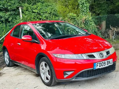 Used Honda Civic SE 2009 Red Hatchback