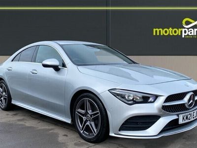 used Mercedes CLA220 CLA-Class SaloonAMG Line Premium Tip with Navigation and Reverse Camera 1.9 Diesel Automatic 4 door Saloon