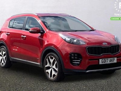 Used Kia Sportage GT-Line 177 HP (130 kW) 2017 Red SUV