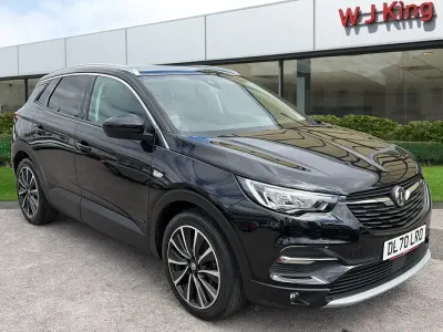 Used Vauxhall Grandland X Business Edition 222 HP (163 kW) 2020 Black SUV