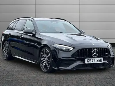Used Mercedes C43 AMG Edition 421 HP (309 kW) 2024 Obsidian black Estate