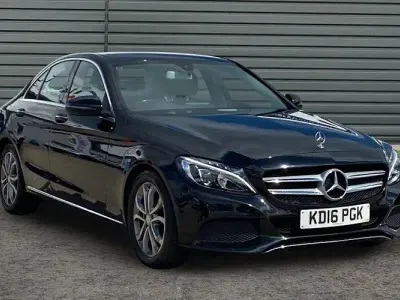 Used Mercedes C220 Premium 170 HP (125 kW) 2016 Black Sedan